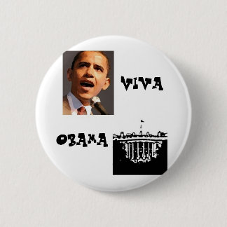Badge Rond 5 Cm Vivats Obama