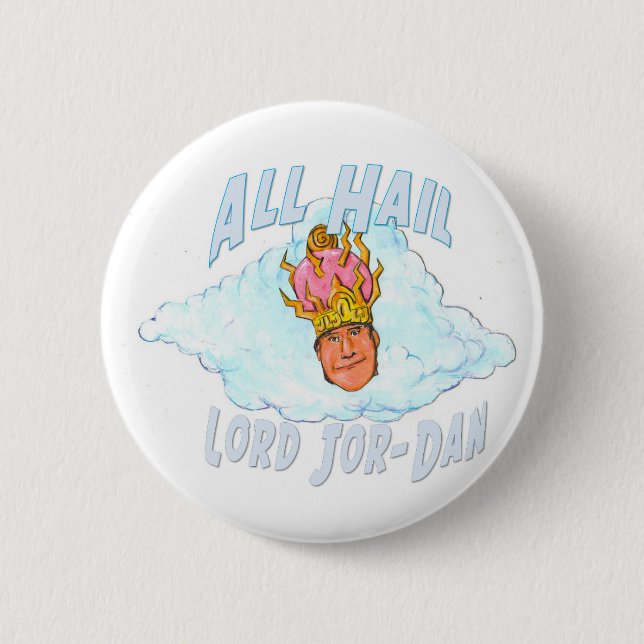 Badge Rond 5 Cm Vive Seigneur Jor-Dan (Devant)