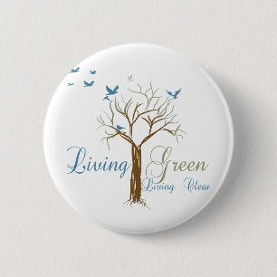 Badge Rond 5 Cm VivreVert