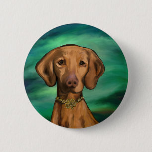 Badge Rond 5 Cm Vizsla