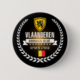 Badge Rond 5 Cm Vlaanderen