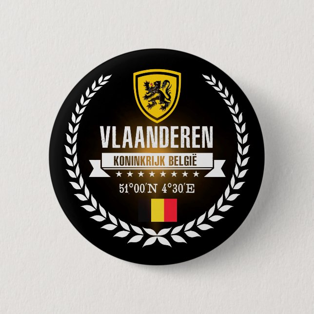 Badge Rond 5 Cm Vlaanderen (Devant)