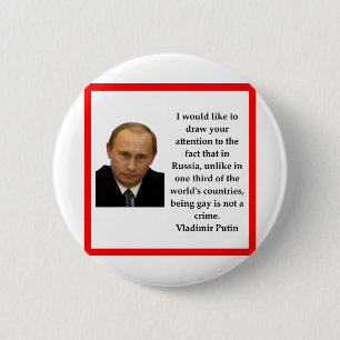 Badge Rond 5 Cm Vladimir Poutine