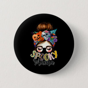 Badge Rond 5 Cm Voici Mon Costume Halloween Pimp Simple Funny Las