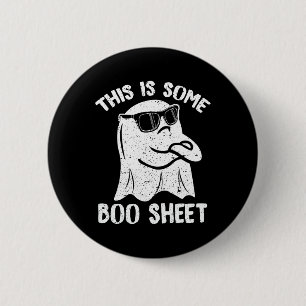 Badge Rond 5 Cm Voici Un Costume Fun Halloween Ghost Boite