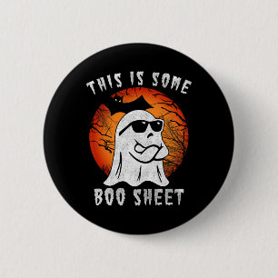 Badge Rond 5 Cm Voici Une Feuille De Boite Halloween Ghost Fun Cad
