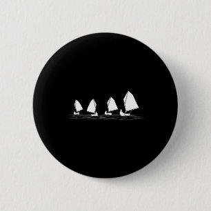 Badge Rond 5 Cm Voile de Bateau Dinghy Laser Optimist Course à Voi