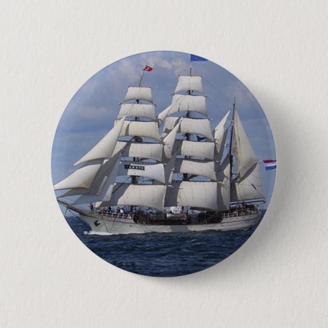 Badge Rond 5 Cm voilier (Devant)