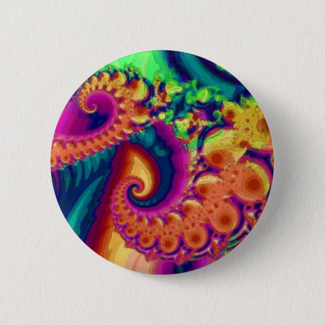 Badge Rond 5 Cm Voir la lumière et me voir (bouton) (Devant)