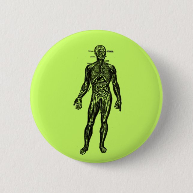 Badge Rond 5 Cm Voir l'homme (Devant)