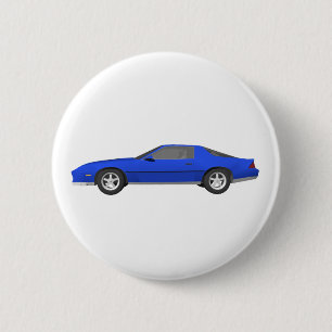 Badge Rond 5 Cm voiture de sport de Camaro des années 80 : modèl