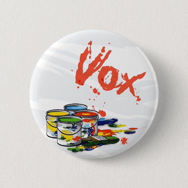 Badge Rond 5 Cm voix de studio (Devant)