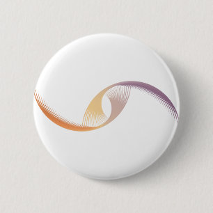 Badge Rond 5 Cm Vol Abstrait