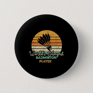 Badge Rond 5 Cm Volant de Badminton Sports de Balle Tennis Service