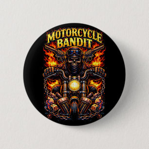 Badge Rond 5 Cm Voleur à moto