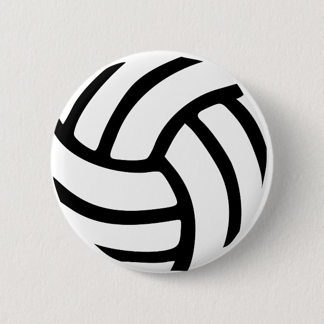 Badge Rond 5 Cm Volleyball (Devant)
