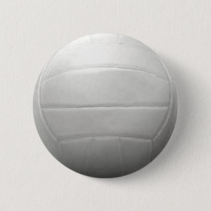 BADGE ROND 5 CM VOLLEYBALL SPORTS AMUSANT PLAGE BALLES D'ÉTÉ GRA