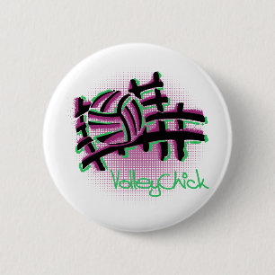 Badge Rond 5 Cm VolleyChick Netzo