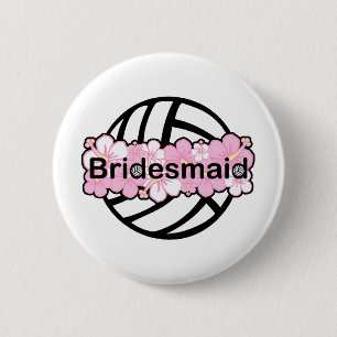 Badge Rond 5 Cm VolleyChick VolleyBride