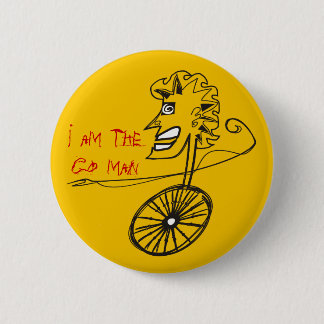 Badge Rond 5 Cm Vont les amants de vélo de bicyle d'homme qu'il
