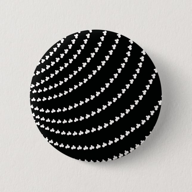 Badge Rond 5 Cm Vortex blanc (Devant)