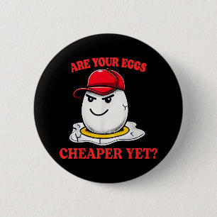 Badge Rond 5 Cm Vos Oeufs Sont-Ils Moins Chers Mais Drôle Citation