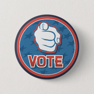 Badge Rond 5 Cm vote