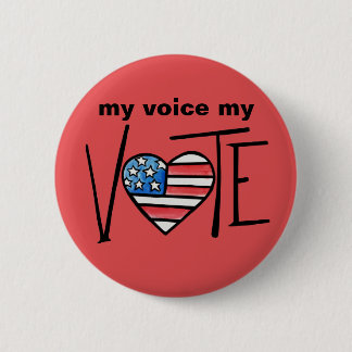 BADGE ROND 5 CM VOTE