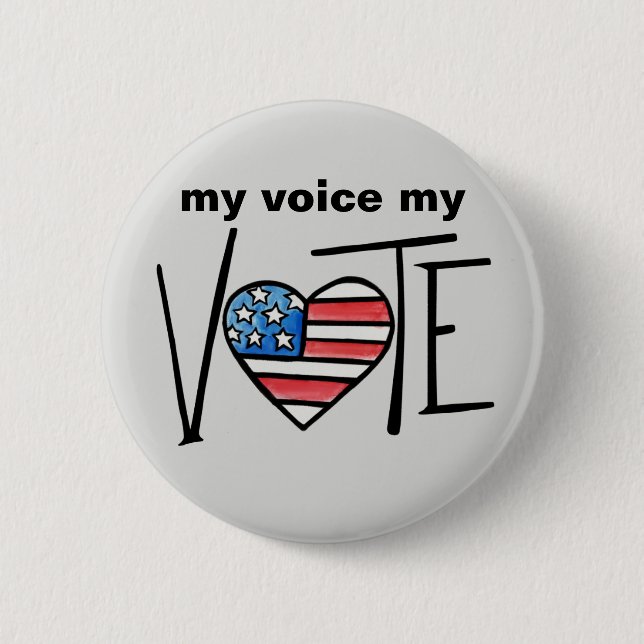 BADGE ROND 5 CM VOTE (Devant)
