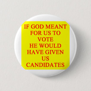 BADGE ROND 5 CM VOTE