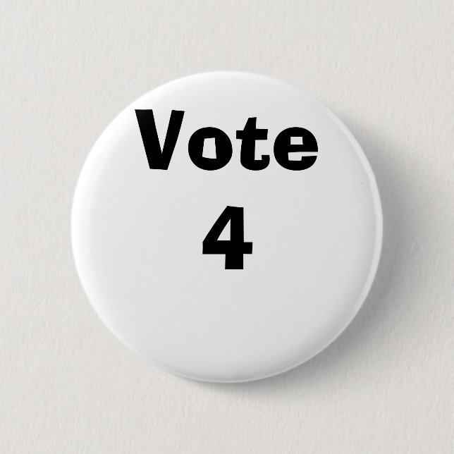 Badge Rond 5 Cm Vote 4 (Devant)