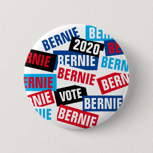 Badge Rond 5 Cm Vote Bernie 2020