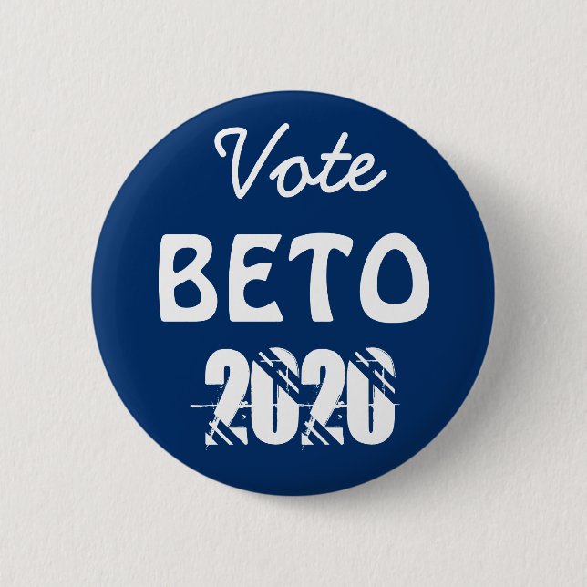 Badge Rond 5 Cm Vote Beto O'Rourke pour l'élection présidentielle  (Devant)