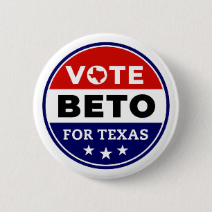 Badge Rond 5 Cm Vote Beto Pour Texas Button Pin