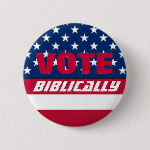 Badge Rond 5 Cm Vote biblique