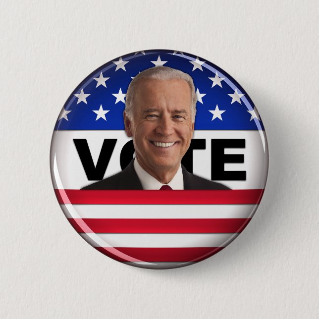Badge Rond 5 Cm Vote Biden - bouton (Devant)
