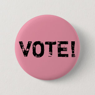 Badge Rond 5 Cm VOTE ! Bouton