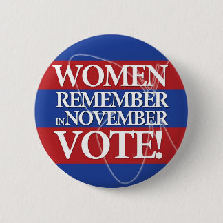Badge Rond 5 Cm Vote de femmes - rappelez-vous en novembre -