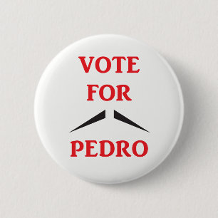 Badge Rond 5 Cm Vote de Napoleon Dynamite pour l'insigne de Pedro