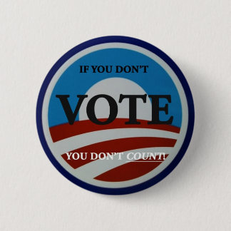 Badge Rond 5 Cm vote d'obama