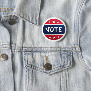 Badge Rond 5 Cm VOTE I Voted Sticker 2020 Election Day USA Voting