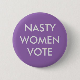 Badge Rond 5 Cm Vote méchant de femmes