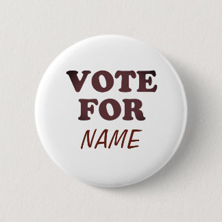 BADGE ROND 5 CM VOTE POUR