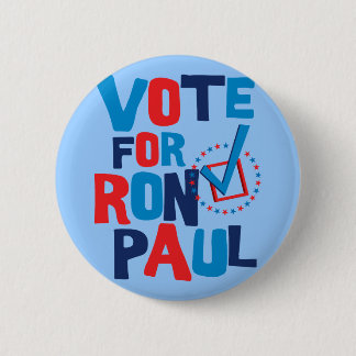 Badge Rond 5 Cm Vote pour l'élection 2012 de Ron Paul