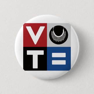 Badge Rond 5 Cm Vote pour RBG et Égalité pour tous