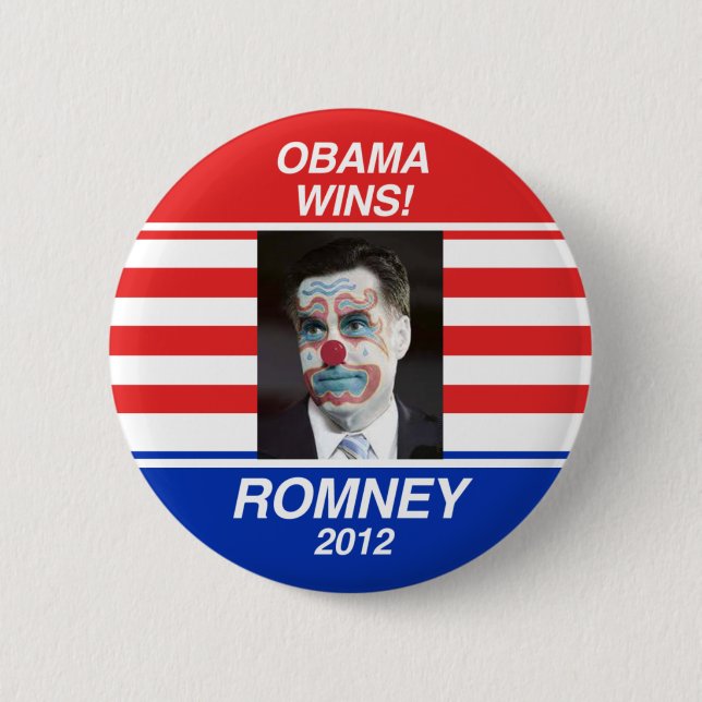 Badge Rond 5 Cm Vote pour Romney (Devant)