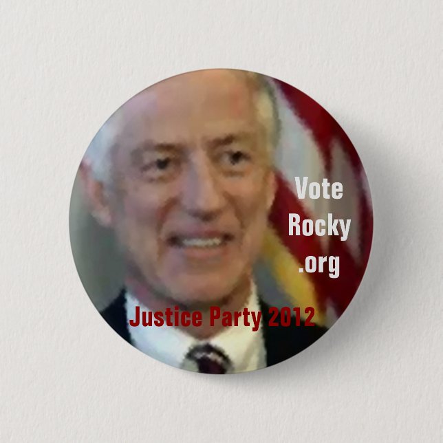 Badge Rond 5 Cm Vote rocheux (Devant)