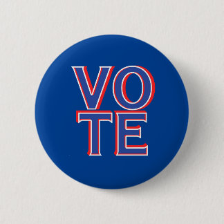 Badge Rond 5 Cm Vote Round Sticker Campagne politique Marchandises