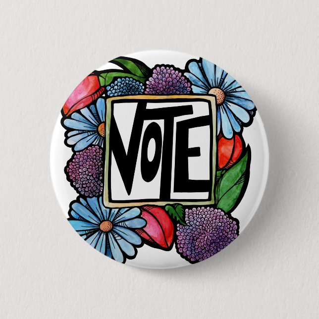 BADGE ROND 5 CM VOTER (Devant)