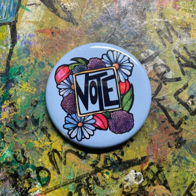 BADGE ROND 5 CM VOTER (Créateur téléchargé)